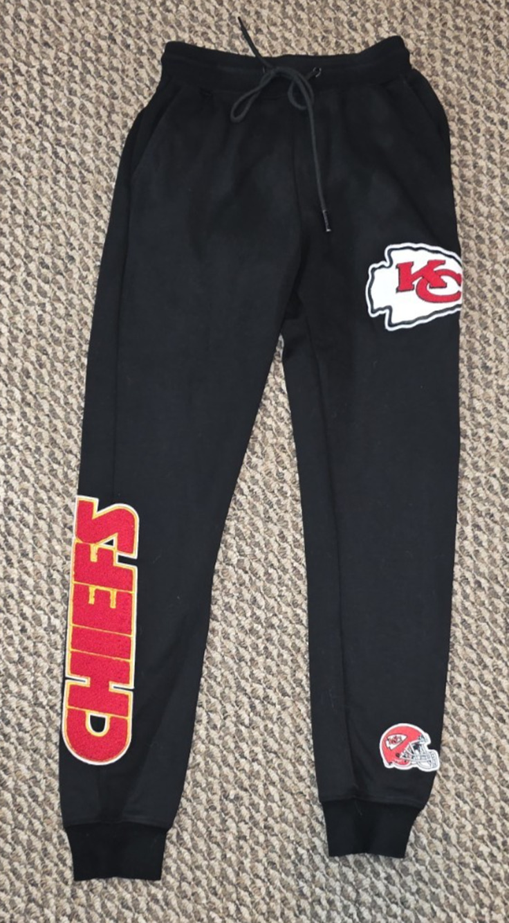 Kansas City Chiefs Sweatpants Small Pro Standard NFL Joggers Black Multi Logo